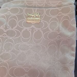 Coach Cream Signature Fabric